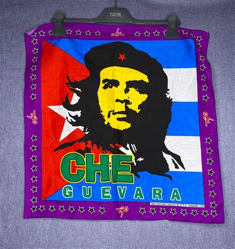 Vintage Vintage Che Guevara Cuba Revolution Bandana Fullprint Grailed