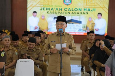 Bupati Dan Forkopimda Kabupaten Asahan Lepas Jemaah Calon Haji