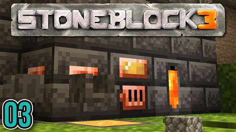 Minecraft StoneBlock 3 Ep 3 Blood Bath YouTube