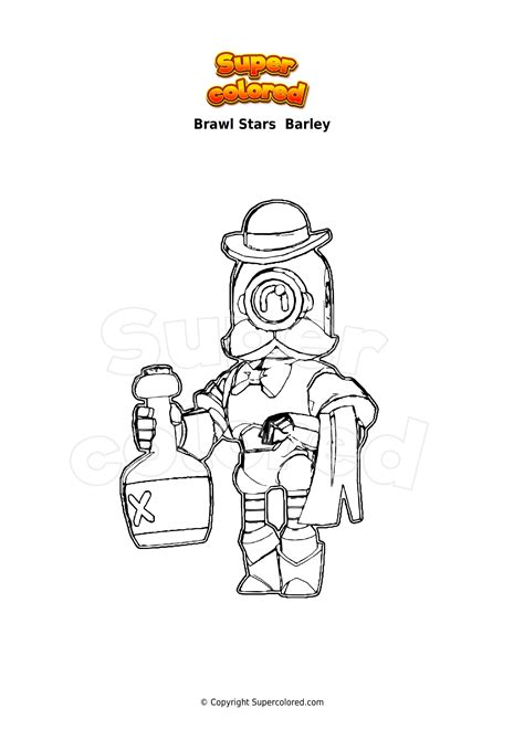 Barley Brawl Stars Para Dibujar