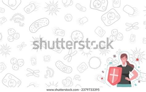 Bacterial Vaginosis Medical Illustration Depicting Condition Stock Illustration 2379733395