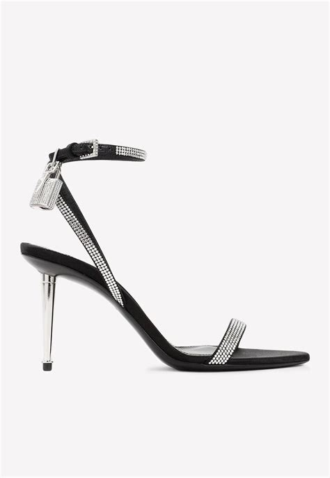 Tom Ford Naked Crystal Embellished Sandals In White Lyst