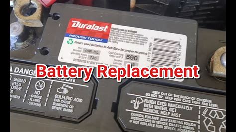 How To Replace Battery 2008 Ford Escape V6 Xlt Youtube