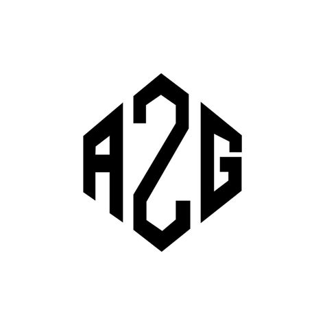 Dise O De Logotipo De Letra Azg Con Forma De Pol Gono Azg Pol Gono Y