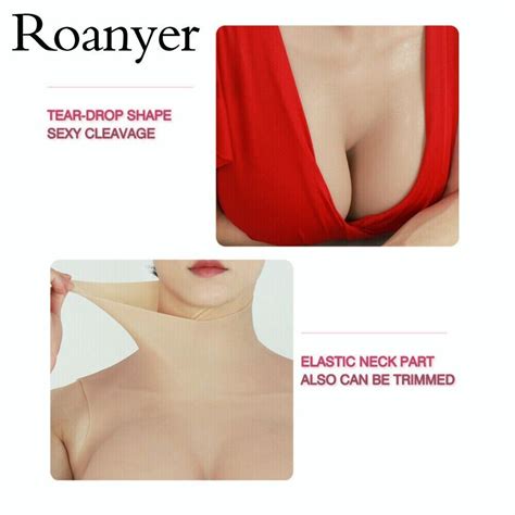 Roanyer Realistic Silicone Breast Forms Fake Boobs E Cup Crossdresser