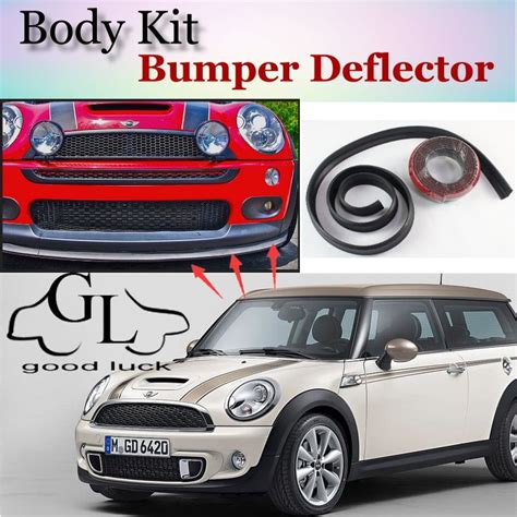 Bumper Lip Deflector Lips For Mini Clubman Front Spoiler Skirt For Topgear Fans To Car Tuning