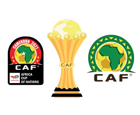 Can Cameroon Logo Caf Symbol And African Cup Football Trophy