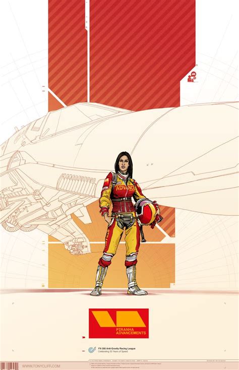 Stunning WipEout Character Concepts