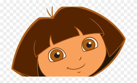 Dora Cartoon Face, HD Png Download - 825x433(#4158025) - PngFind