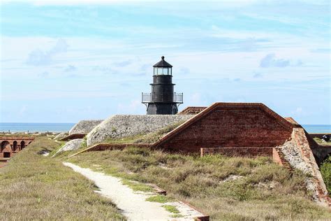 Fort Jefferson Lighthouse 2 Photograph By Teresa Wilson Fine Art America