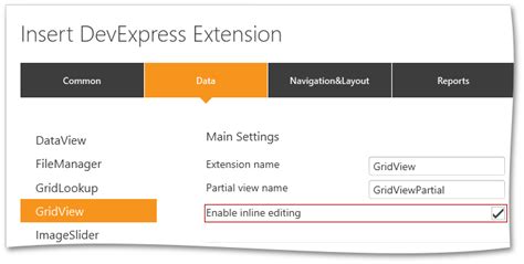 Data Editing And Validation Asp Net Mvc Extensions Devexpress