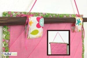 How To Hang A Quilt With A Dowel Rod And Tabs The Ruffled Purse