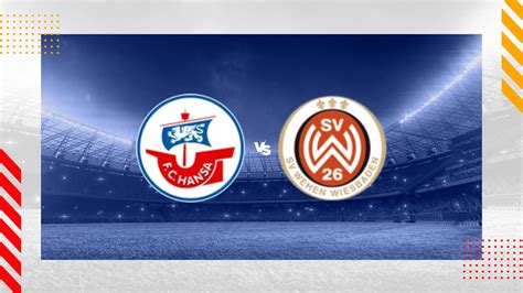 Fc Hansa Rostock Sv Wehen Wiesbaden Tipp Prognose Bundesliga