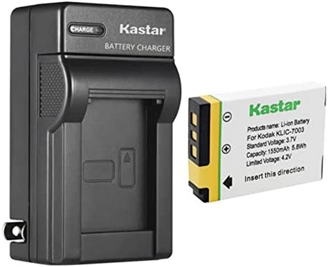 Amazon Kastar 1 Pack KLIC 7003 Battery And AC Wall Charger