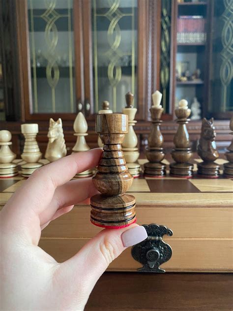 Wooden Chess Pieces Wooden Chess Set Chess Set Wood Carving - Etsy