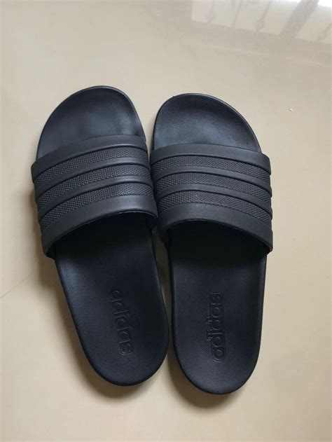 Adidas Adilette Cloudfoam Plus Mono Slides Men S Fashion Footwear