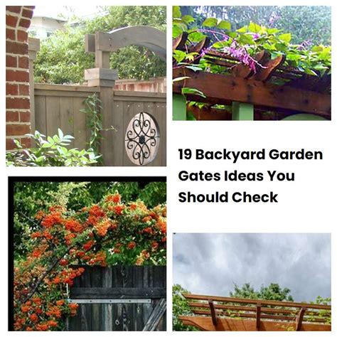 19 Backyard Garden Gates Ideas You Should Check SharonSable