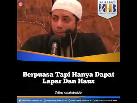 BERPUASA HANYA DAPAT LAPAR DAN HAUS SAJA YouTube