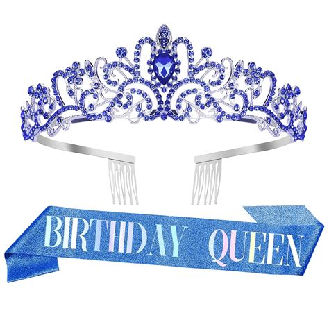 Amazon Birthday Sash Tiaras For Women Birthday Sash For Women