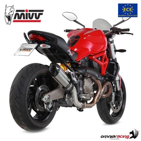 MIVV SUONO Terminale Di Scarico Omologato In Acciaio Per DUCATI MONSTER