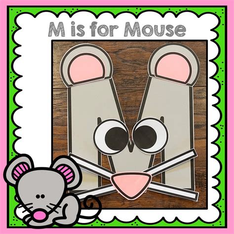 Letter M Craft M Is For Mouse Made By Teachers