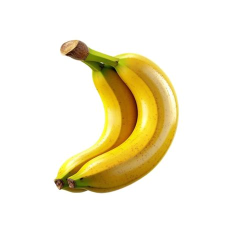 Bananas Isoladas Em Fundo Transparente Criadas Ia Generativa Psd