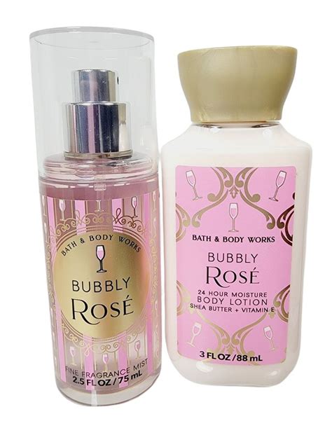 Bubbly Rose Bath Body Works Travel Size Fragrance Mist 2 5oz Body