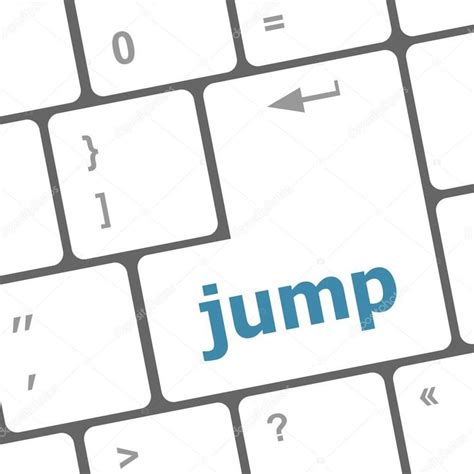 Jump word on computer keyboard pc key - Stock Photo , #AFFILIATE, # ...