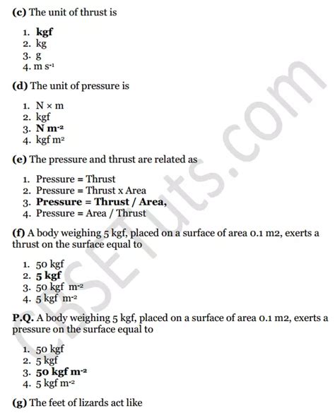 Selina Concise Physics Class 8 Icse Solutions Chapter 3 Force And Pressure Cbse Tuts In 2023