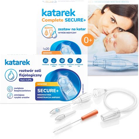 KATAREK COMPLETE SECURE ASPIRATOR DO NOSA ODKURZACZA SÓL FIZJOL x20