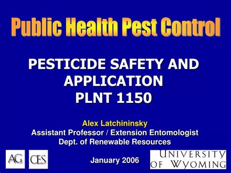 Ppt Public Health Pest Control Powerpoint Presentation Free Download Id 1782399