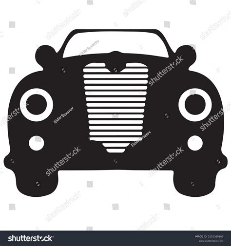 Car Silhouette Black White Stock Vector (Royalty Free) 2151360189 ...