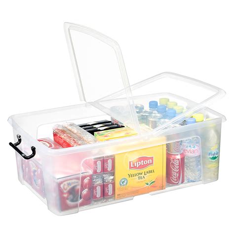 Strata Smart Storemaster Box With Side Opening And Clip Handles L