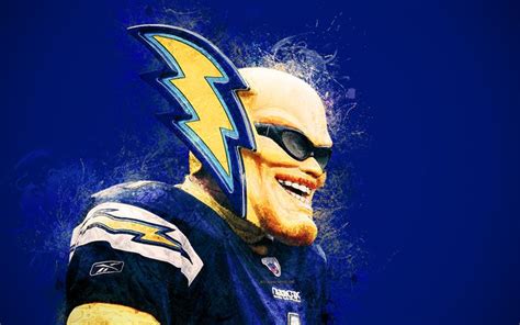 Download Wallpapers Boltman Official Mascot Los Angeles Chargers 4k