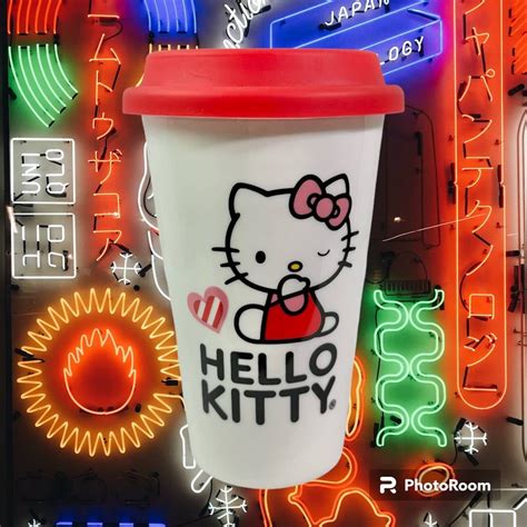 Hello Kitty Hearts Travel Mugs Mercari