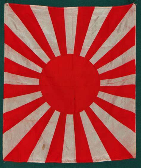 Japanese Ww Ii Silk Rising Sun Flag Japanese War Relics Jessens