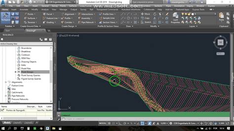 Importando E Configurando Pontos No Autocad Civil D Youtube