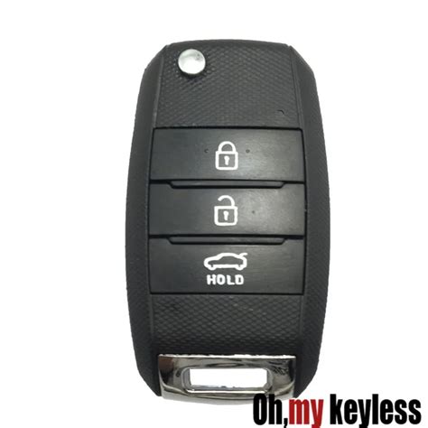 Buttons Flip Folding Remote Key Case Shell Fit For Kia K K