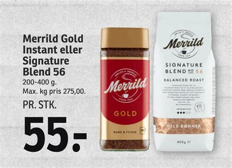 Merrild Gold Instant Eller Signature Blend Tilbud Hos Spar