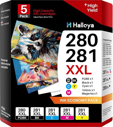 Amazon Halloya Compatible Pgi Xxl Cli Xxl Ink Cartridges