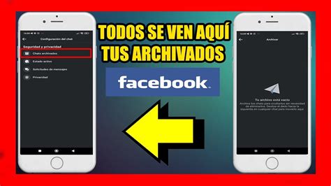 Como Ver Chats Archivados En Facebook Youtube