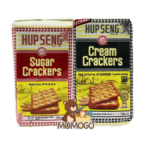 Jual HUP SENG HUPSENG SUGAR CREAM CRACKERS BISKUIT 125GR Shopee