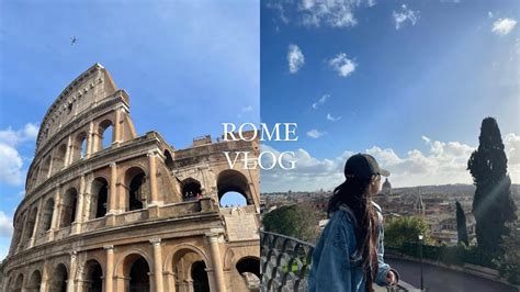 Vlog 이탈리아 로마 3박 4일 브이로그🇮🇹 콜로세움 트레비 분수 판테온 스페인 계단 Rome