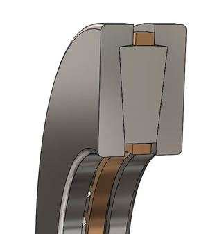 T Tapered Roller Thrust Single Direction Bearing Scheerer Bearing