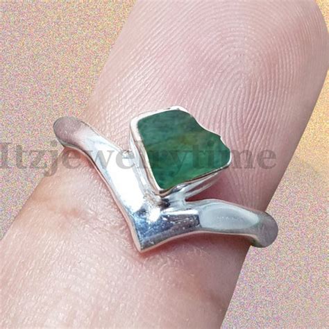 Green Fluorite Ring Etsy