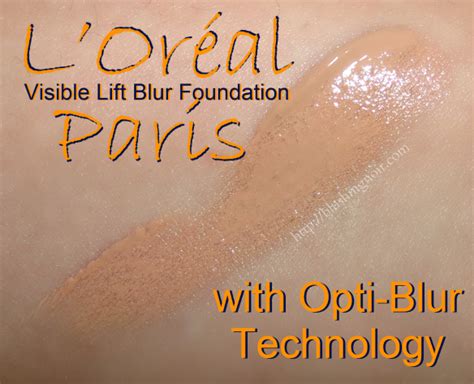 Loréal Paris Visible Lift Blur Foundation Swatches