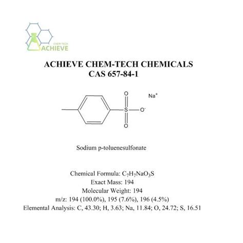 Sodium P Toluenesulfonate Cas 657 84 1 Suppliers Manufacturers