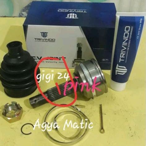 Jual Cv Joint Luar Outer As Roda Depan Luar Agya Ayla Matic Trivindo