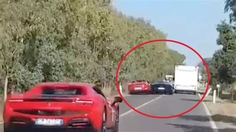 Two Burn To Death In Supercar Tour Crash As Ferrari And Lamborghini