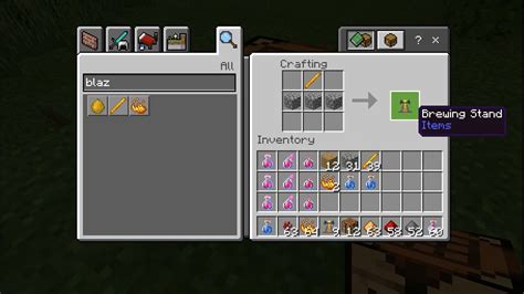 how to make strength potions in minecraft bedrock
